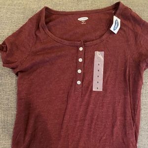 Old Navy Maroon T-shirt